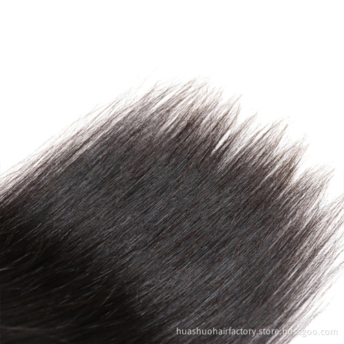 One Donor Brazilian Cuticle Aligned Straight Hair 13X4 Ear To Ear Pre Plucked Lace Frontal